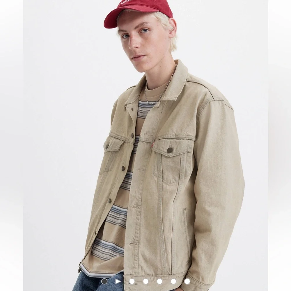 💜Firm Price💜 Levi’s premium relaxed fit trucker jacket - Picture 2 of 8